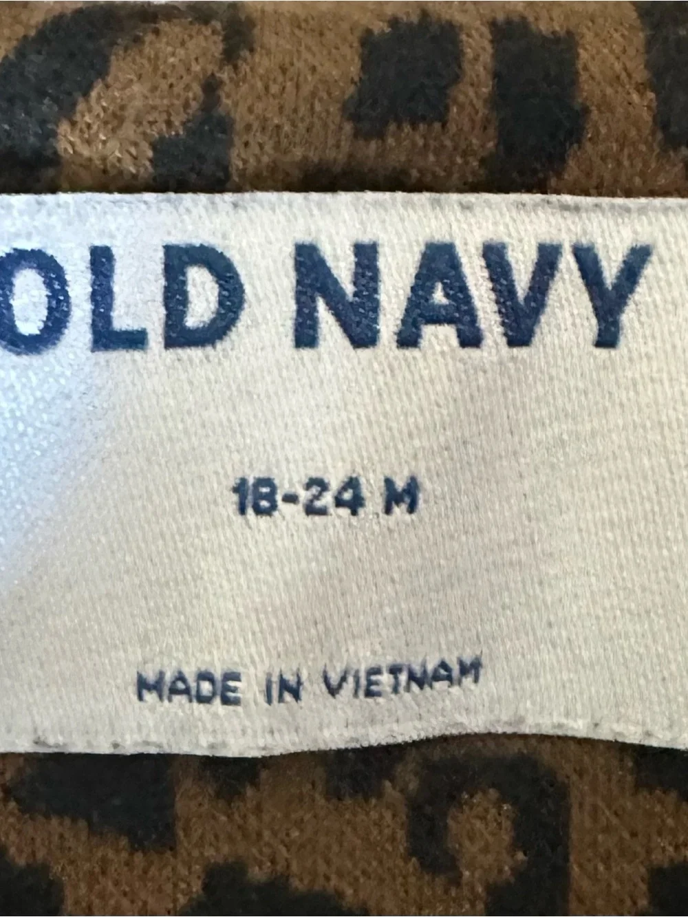 Old Navy Girls' Leopard Print Tank Dress in Brown and Black